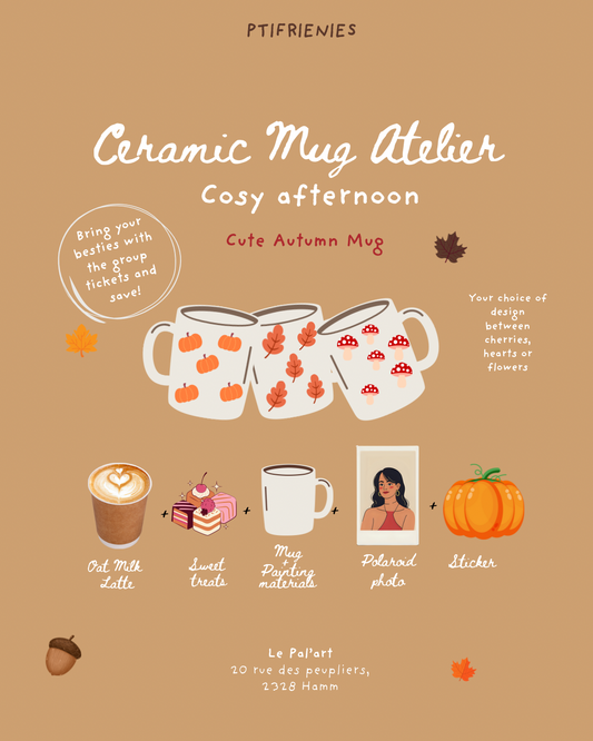 CERAMIC MUGS - COSY AFTERNOON - SUN, 28.09